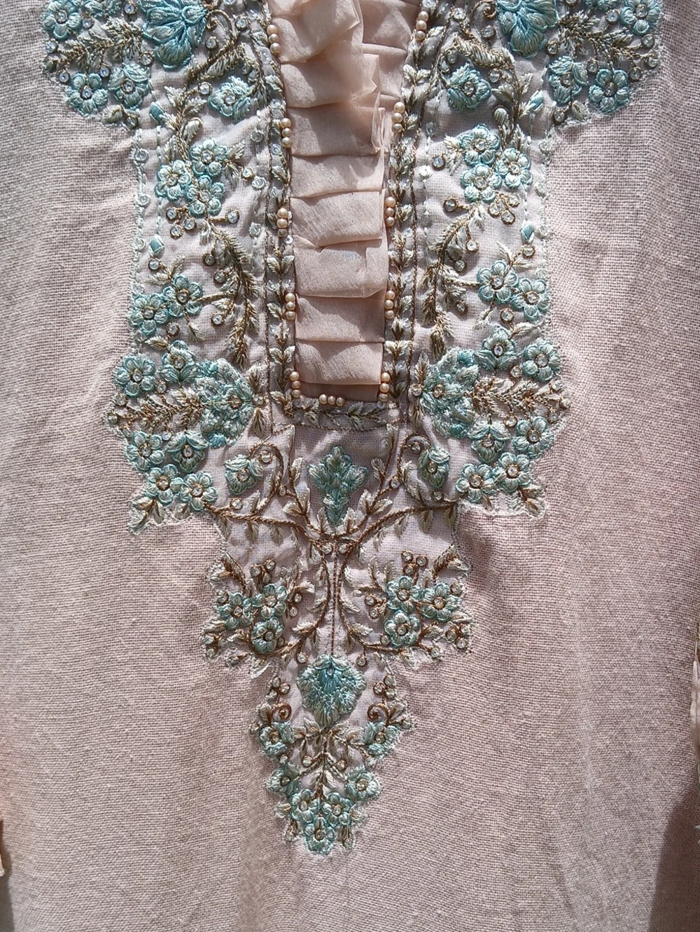 NWT Sari Maria B Indian Dress Tunic Sz M - Picture 3 of 9